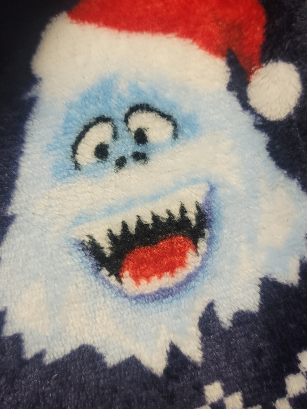Men's Blue Novelty Yeti Print Pants